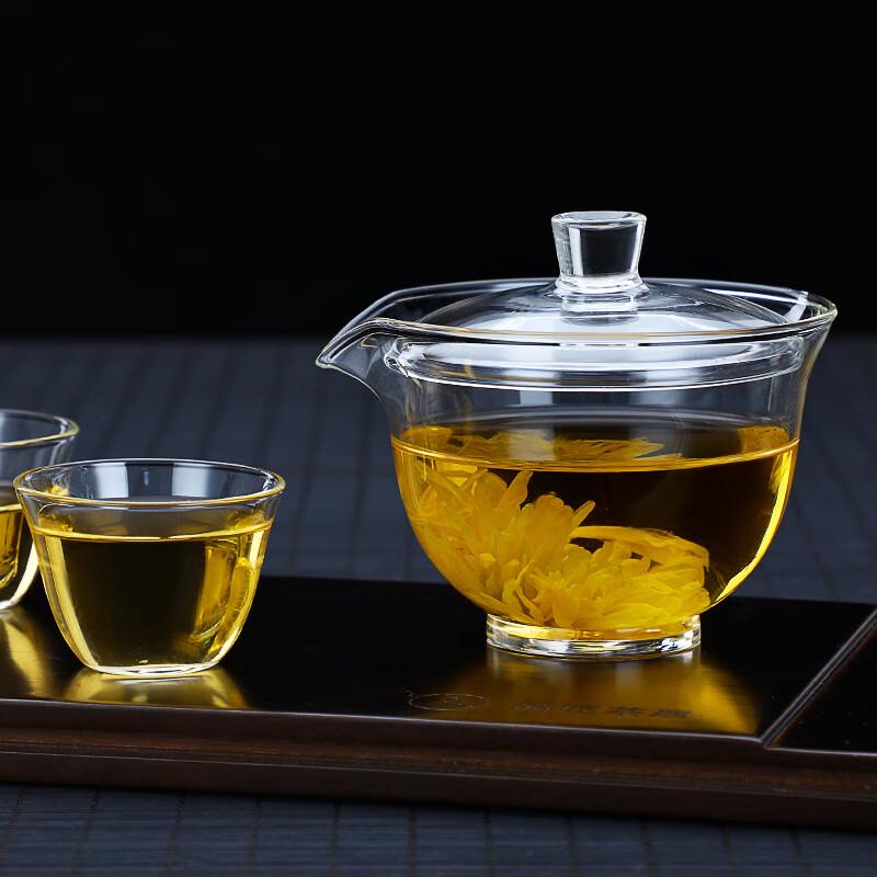 Shangqi High Borosilicate Glass Gaiwan Tea Cup