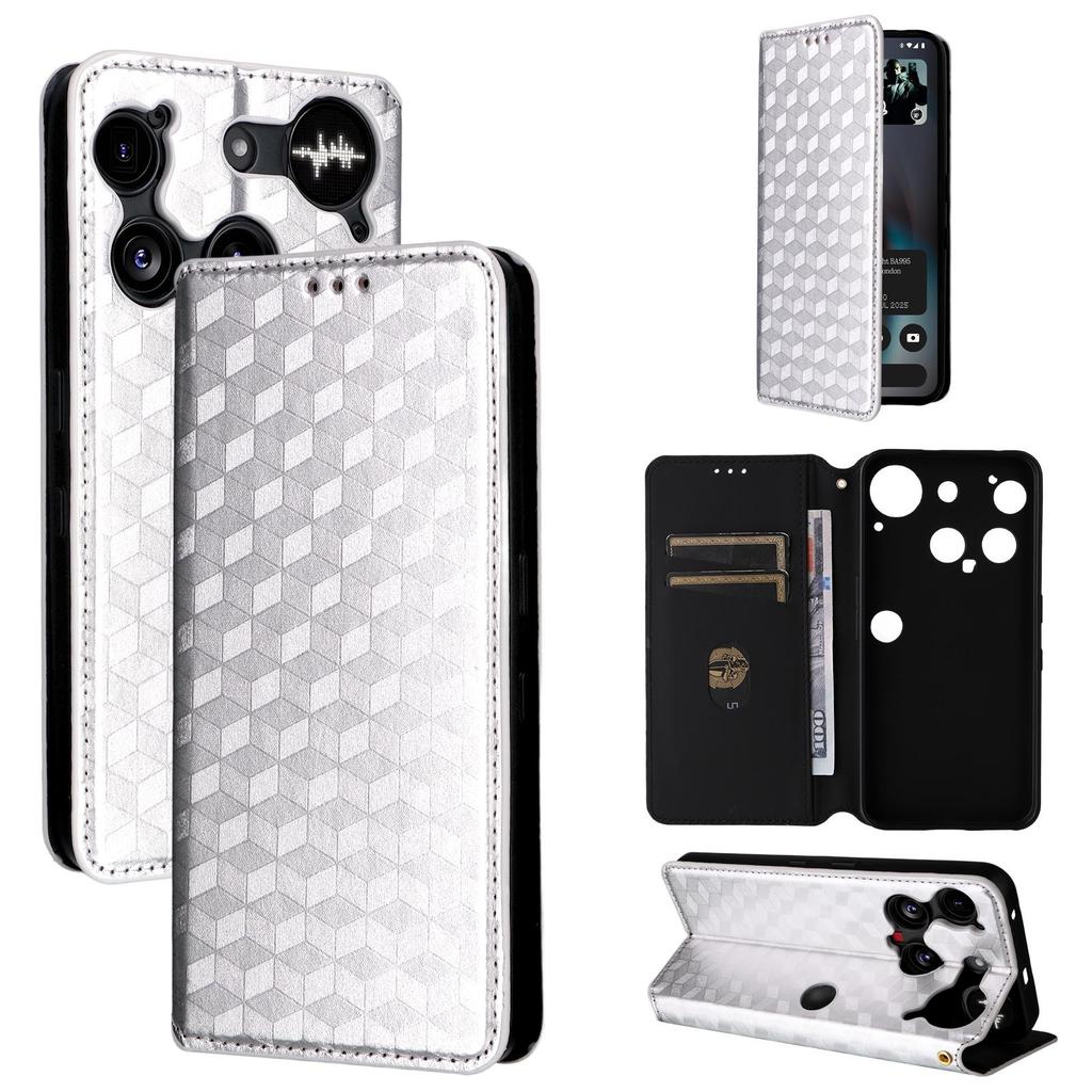 Flip Cover für Nothing Phone 3 PU-Leder Ganzkörperschutz [RFID-Blockierung] Handyhüllen Brieftaschen-Cover