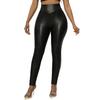 2026 Women's Faux Leather High-Waisted Skinny Pants - Black, Hip-Hugging, Butt-Lifting, Tummy-Control.