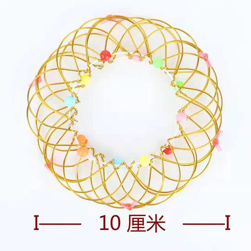 Mandala Flower Basket Toy Flexible Iron Basket Creative Handmade Magic Loop Wire Fidget Sensory Toy For Kid Christmas Party Gift