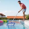 Pool Pole, 1 to 3.65 mm Telescoping Swimming Pool Cleaning Poles, Professional Adjustable Telescopic Pole with Extension Pole, Heavy Duty Cleaner