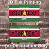 Custom Aluminum Metal Sign Retro Wall Decor Bar Man Cave Pub Garage Decorative Tin Plate