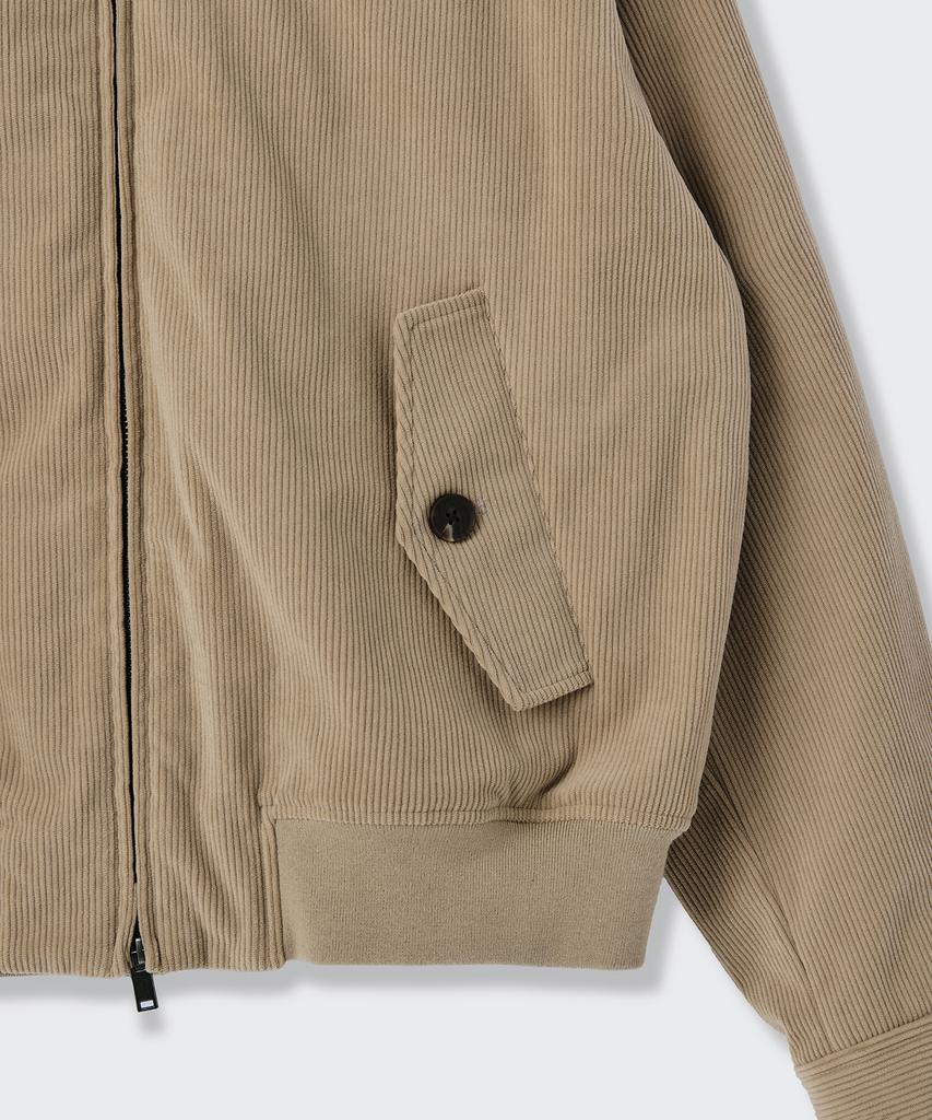 Musinsa Standard 8W Corduroy Harrington Jacket [Beige]