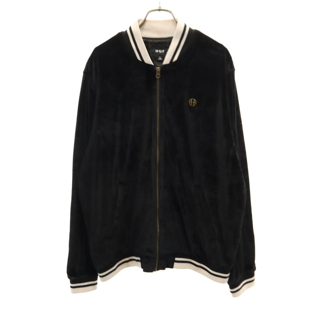 HUF Velor Blouson L black Men's Used