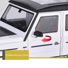 1:18 G63 Night Edition Models Cars Toys Metal Diecast 6 Doors Opened Off-road Vehicle with Light Sound SUV Perfect Gift for Boys