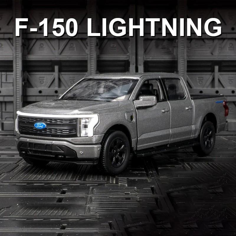 1/36 Ford Raptor F150 Lightning Alloy Die Cast Toy Car Model Sound and Light Pull Back Children's Toy Collectibles Birthday Gift