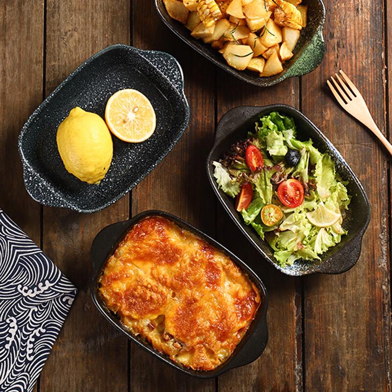 Deou Sternenlicht Keramik-Backform mit zwei Griffen