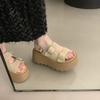 Thick-soled Height-increasing Sandals for Women New Retro Beach Shoes