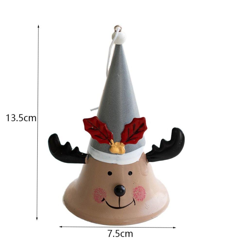 Iron Door Hanging Ornament Snowman/Deer Painted Window Pendant  Grocery Store