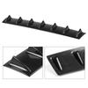 Car After ABS Plastic 7-Head Universal Black/Charcoal Grain 7 Fin Shark Fin Style Rear Bumper Lip Chassis Diffuser Spoiler