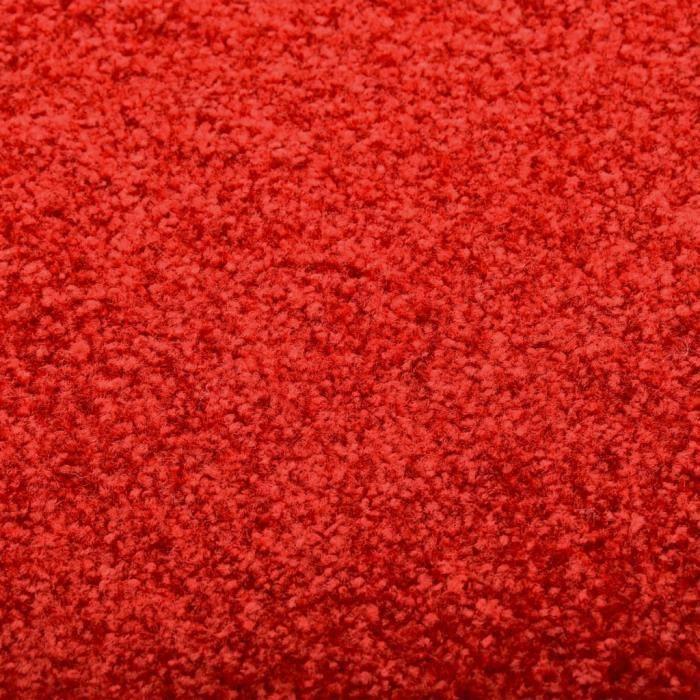 VidaXL Washable Doormat Red 120x180 Cm