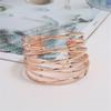 Punk Fashion Metal Cuff Bangles for Women Retro Personality  Exaggerated Hollow Out Geometric Bangles Party Jewelry Wholesale