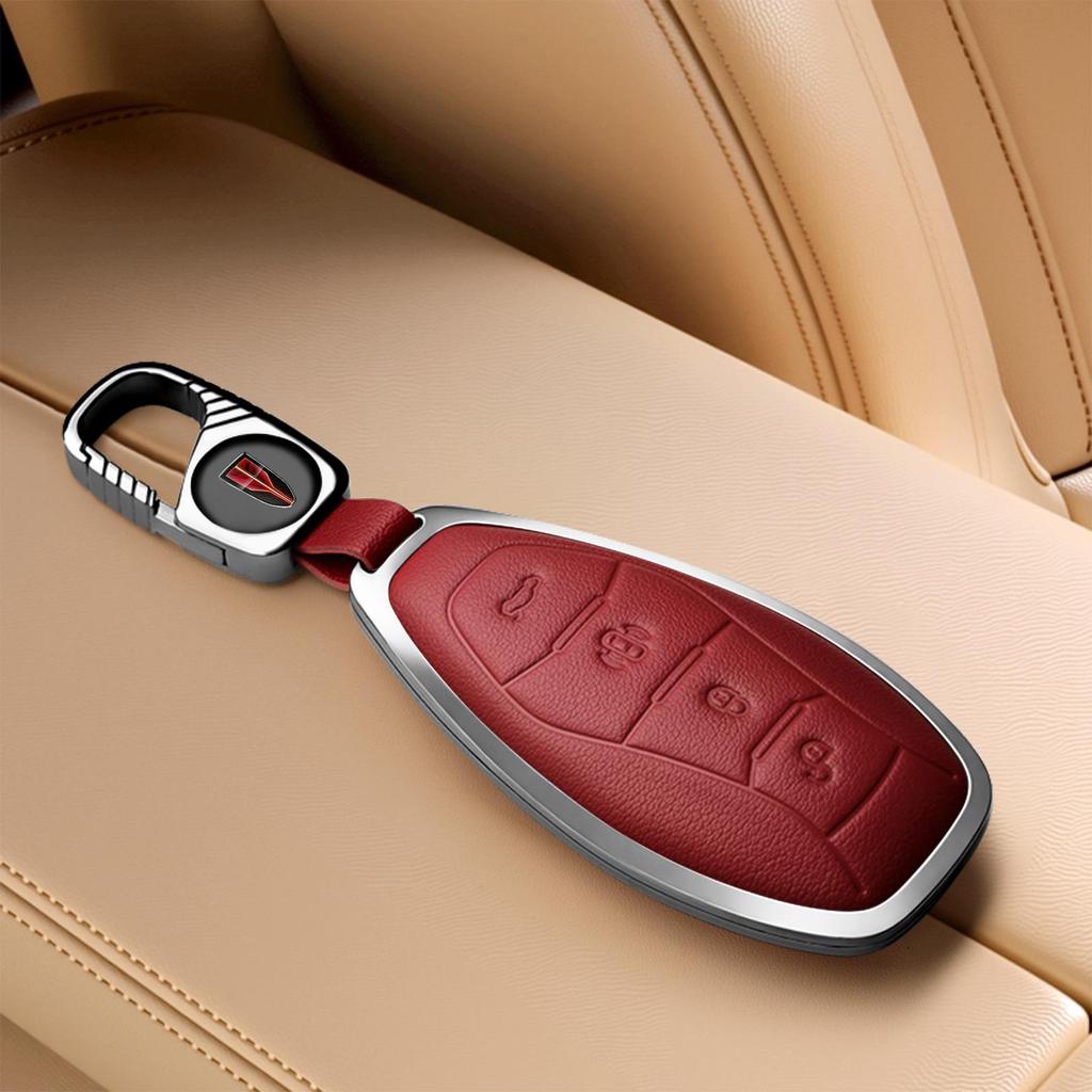 Luxury Key Cover for Hongqi HS5, HS7, H9, H5 - Premium Men's Car Key Shell