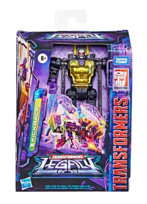 Generations Legacy Deluxe Series Articulated Action Figure Collection Autobot Transformers 5.5-Inch Decepticon... (Kickback)