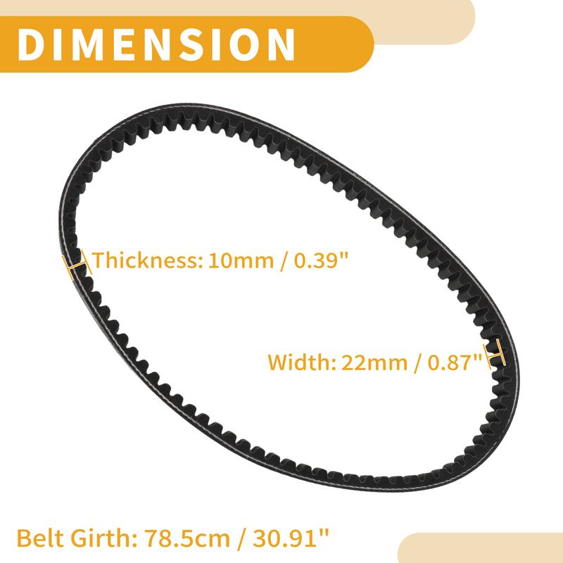 Motoforti Drive Belt Motorcycle V-Belt for Yamaha CYGNUS 125 CVT