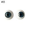 1pair 20MM Kids Toy Accessories Blue Brown Black Eyeballs 20inch New Baby Realistic Dolls Eyes Half Round Hollow