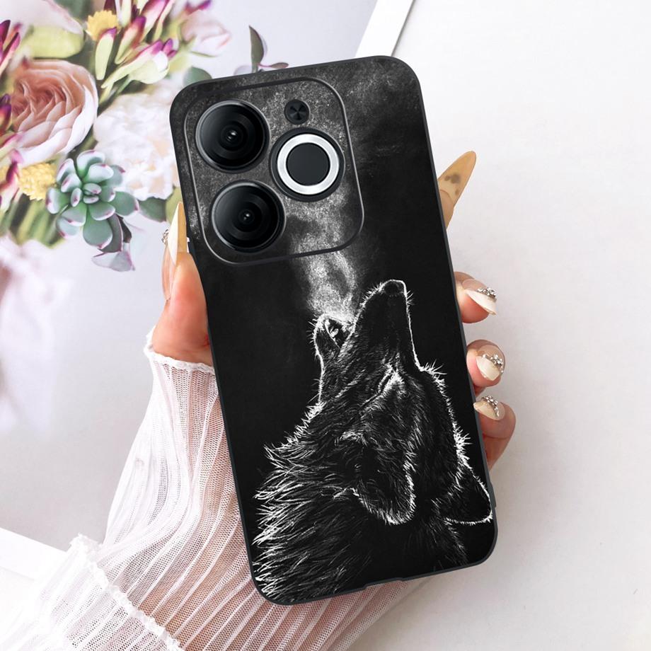 

For Itel A80 A90 A95 A70 A60 A60s Phone Case Matte Soft TPU Bumper Cover Cool Cartoon Luxury Butterfly Flower Bow Pattern Funda Itel A95