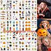 Halloween Makeup: Horror Scars, Fake Teeth, Little Tiger Teeth, and Blush Tattoo Stickers for Party Decoration