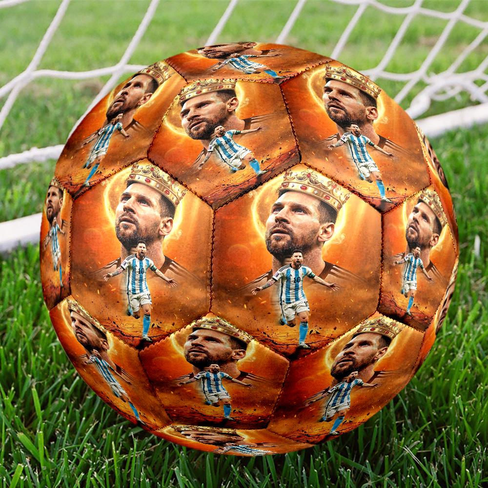 Messi 10 Number World Cup Champion Size 5 Soccer Ball Machinestitched Indooroutdoor Universal Football Ideal For Soccer Enthusiasts
