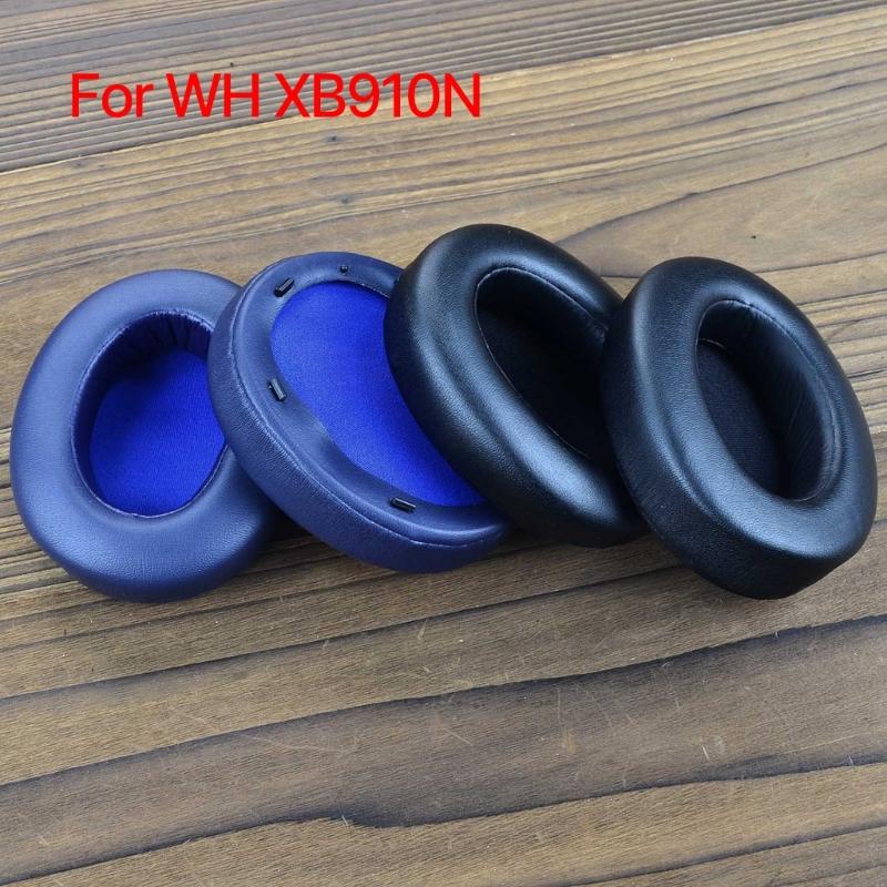 Soft Leather Earpads Ear Pads for WH-XB910N XB910N Earphone Memory Foam Earcups Easily Replaced Ear Cushions Replacement