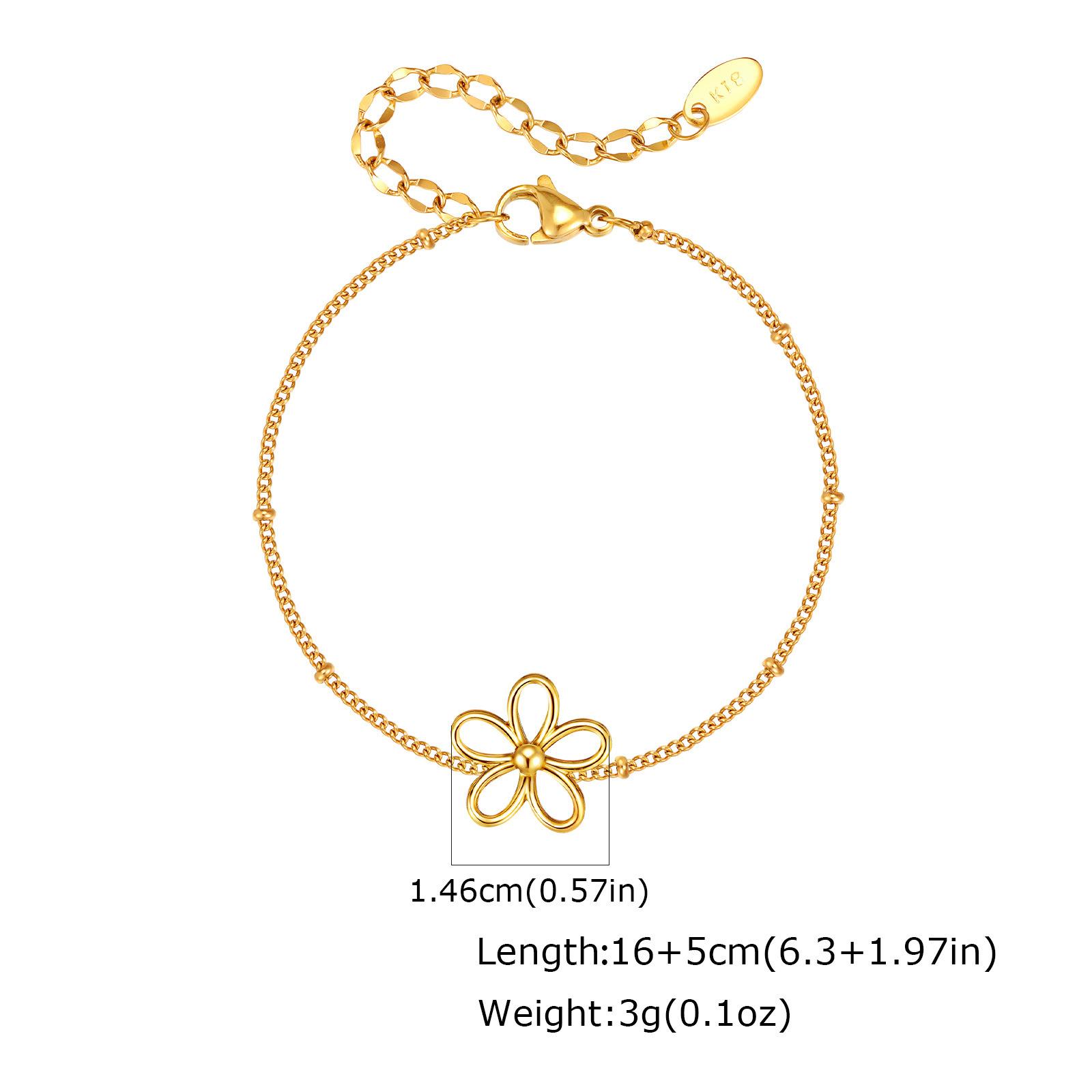 

Ladies Necklace Fashion Versatile Niche Gold Pendant Nc-1876G