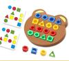 Parent-Child Geometric Shape Matching Game: Two-Player Color Recognition Building Blocks for Educational Thinking Training