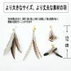3 of Ni Cat Toy Feather Replacement Cat Teaser Cat Toy Feather Fishing Rod (1) Replacement Feathers (3)