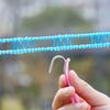 Windproof Travel Clothesline Antiskid Clothes Drying Rack Rope Camping Clothes Line  Backyard