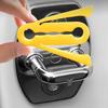 4pcs Universal Silicone Car Door Latch Covers Shock Absorption Pad Auto Lock Buckle Protector Cover Buffer Damper  Accessories