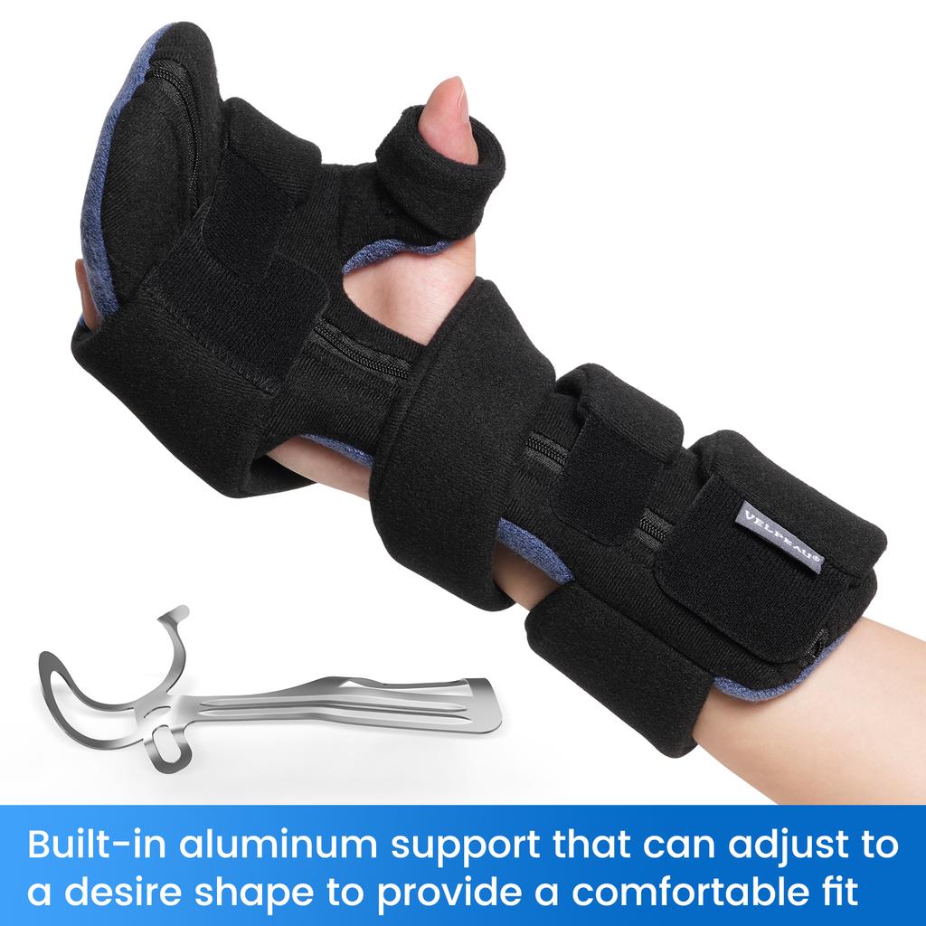 Durable And Safe Velpeau Hand Splint Orthosis For Stroke Finger Arthritis And Carpal Tunnel Pain Wrist Brace Immobilizer With Finger Separator