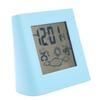 Solar Battery Dual Energy Alarm Clock Weather Forecast Temperature Humidity Alarm Clock Blue