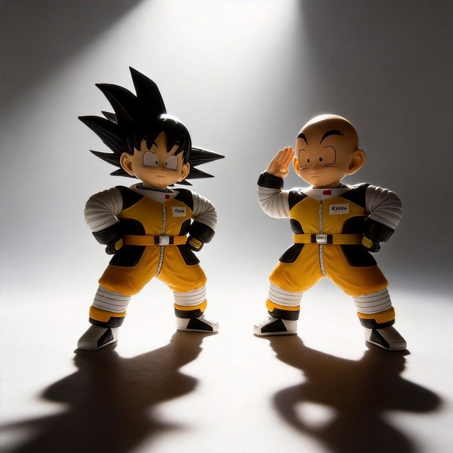 Dragon Ball Q Version Son Goku Vegeta Namek Spacesuit Figure Collectible Ornament Gift 10cm