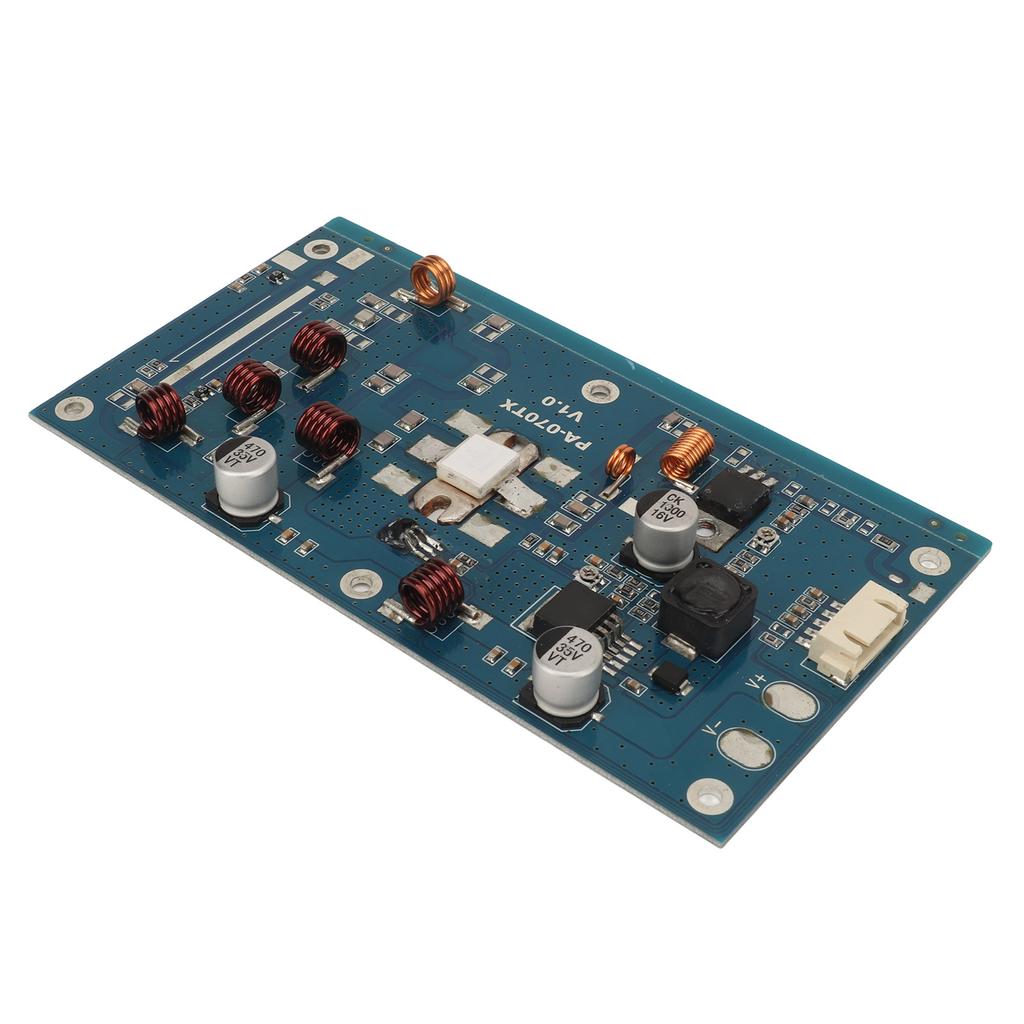 50W FM Amplifier Module Audio Amplification Board with Power Standing Wave Temperature Detection DC13‑16V 87‑108MHz
