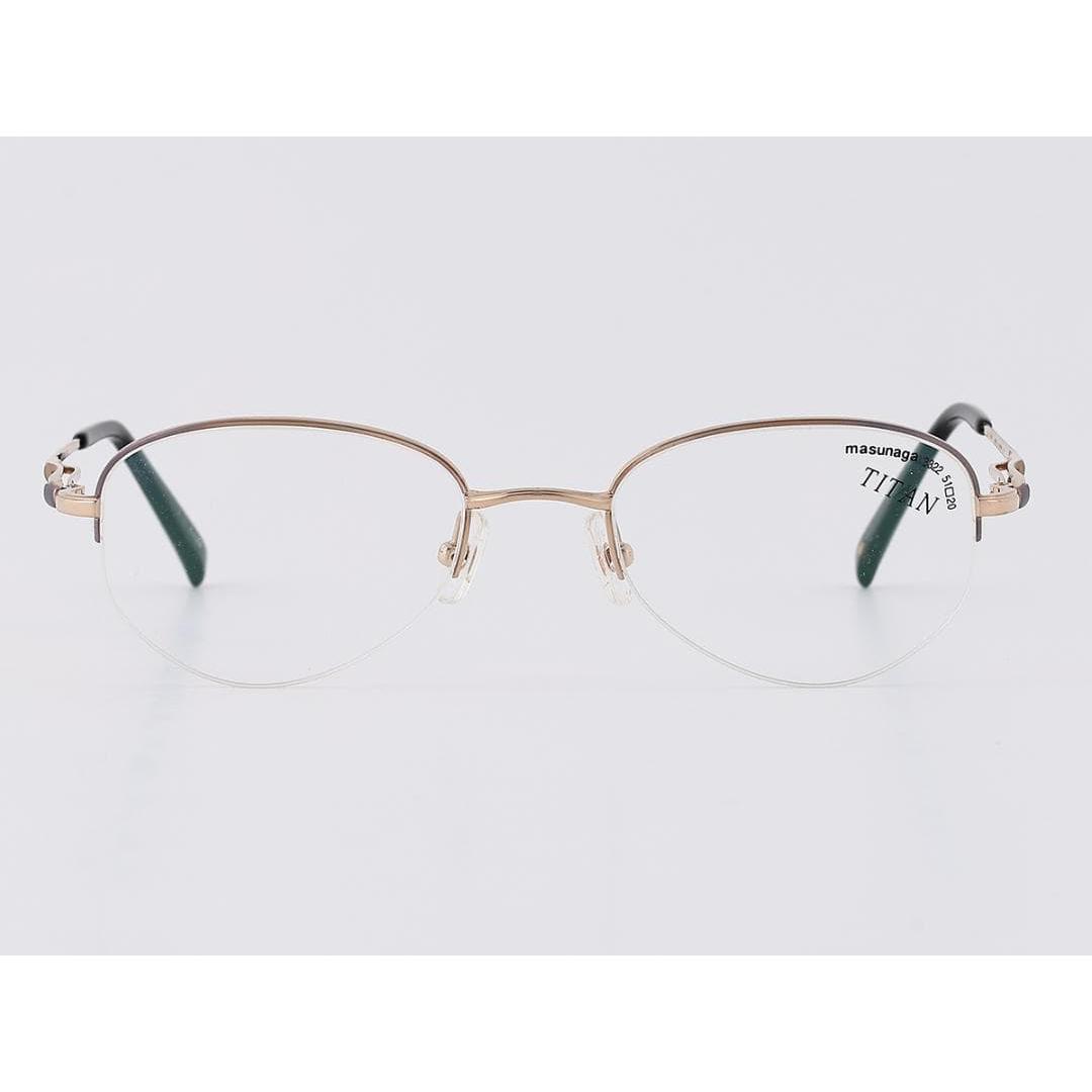 Used masunaga Masunaga Glasses Gold Violet Beta Titanium Glasses 137