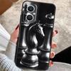 Chess Board Dark Horse For OPPO Reno 8T 7 8 Lite 14F 13F 11F 12F 10 11 12 13 14 Pro OPPO Find X9 X5 X6 X8 Pro Case