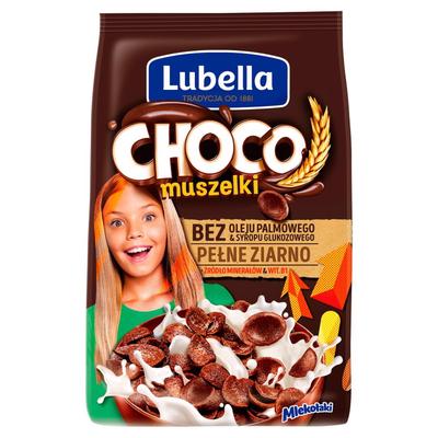 Lubella Mlekołaki Choco Shells Cereal Shells with Chocolate Flavor 250 G
