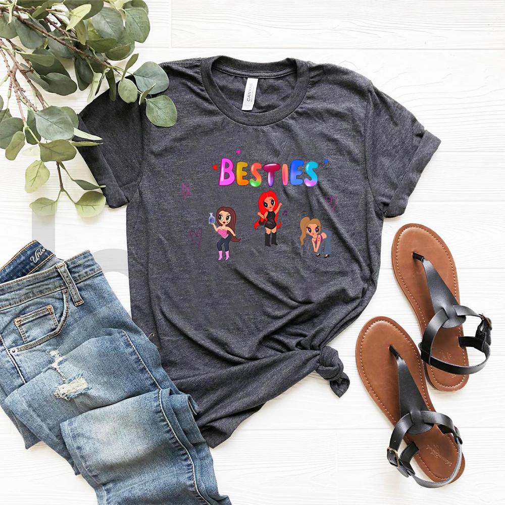 Karol G Tshirt Karol G Besties Shirt Y2k 90s Retro Graphic Tee Mañana Será Bonito 2023 Concert Shirt Shirts Cute Fans Tops Gift