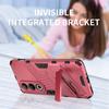 For OnePlus Ace 3 3V 2 2V Pro Punk Armor Shockproof Bumper Rugged Rubberized PC Fitted Kickstand Case Stand Holder Cover Shell