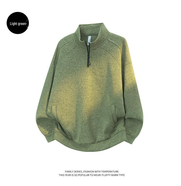 Sonbahar Dik Yaka Sweatshirt: Yeni Gelen Günlük Uzun Kollu Üst