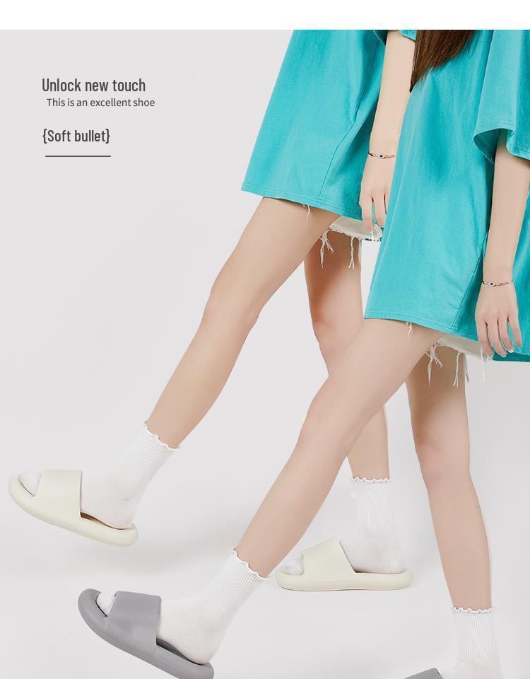 Men's and Women's Indoor Slippers: Soft Step, Silent, Non-slip EVA Summer Sandals, Suitable for Outdoor Use