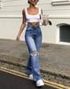 Jeans da donna strappati slim svasati