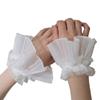 Perfect Match Removable Wrist Cuffs Flared Cuffs For For Hoodie Sweater False Sleeve Ornaments Detachable Sleeves Cuffs Tulle