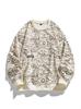 WY11 Autumn Men's Casual Round Neck All-Over Print Hoodie
