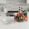 360 Degrees Rotating Rotating Fridge Tray Oval Condiment Organizer  Beverages