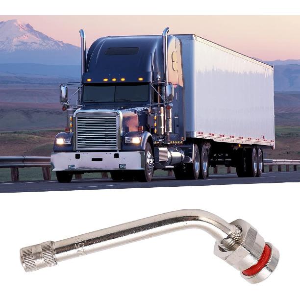 TR545D, Rugged Valve Stem 10 Pcs Easy Installation Tire Valve Stems for Alcoa 22.5in 24.5in Aluminum Wheels