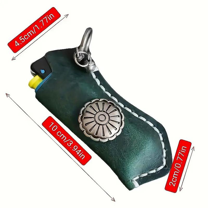 Husa de protectie din piele naturala lucrata manual Husa pentru bricheta din piele Husa pentru bricheta