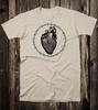 Vintage Style Goth Tee T Shirt Occult Victorian Witch Tattoo Heart and Thorns