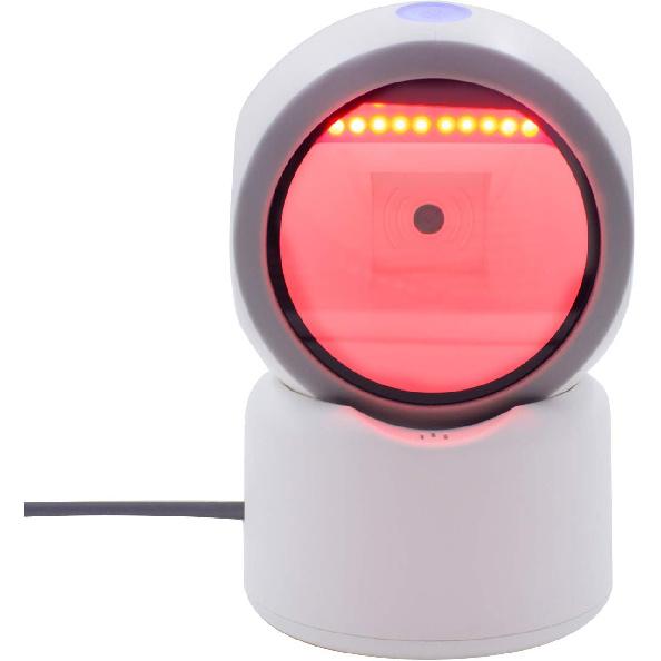 2D QR Barcode Scanner,Symcode Omnidirectional Hands-Free Automatic Barcode Reader for Mobile Payment Computer Screen ScanMeters 2D Hands-Free Scanner Whi