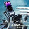 Waterproof Shockproof Motorcycle and Bicycle Phone Holder with Battery for Navigation