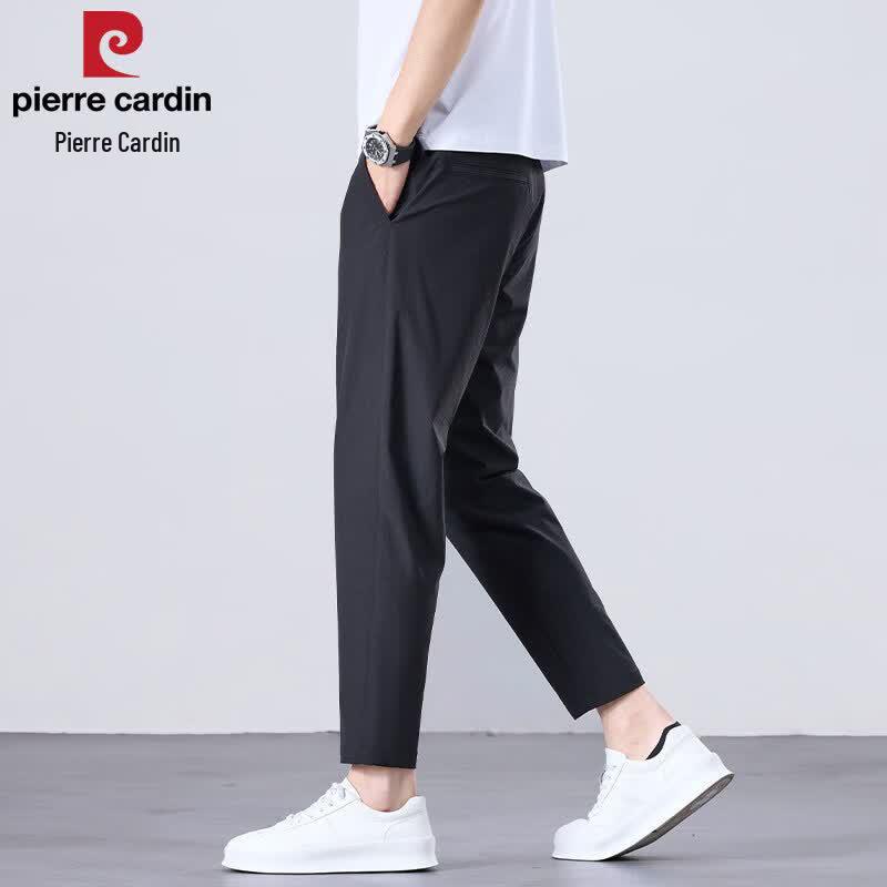 Pierre Cardin Men's Ice Silk Cooling Cropped Casual Pants
